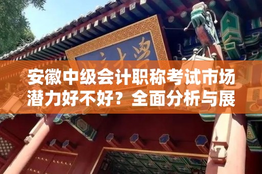安徽中级会计职称考试市场潜力好不好？全面分析与展望