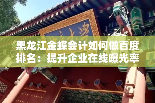 黑龙江金蝶会计如何做百度排名：提升企业在线曝光率的实用指南